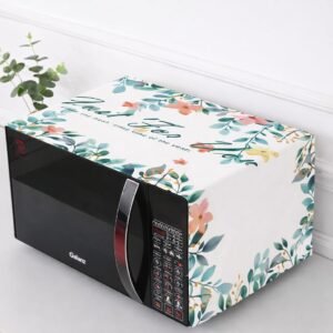 DOCAT Dust-Proof Microwave Oven Cover with Storage Pockets | Kitchen Appliance Cover